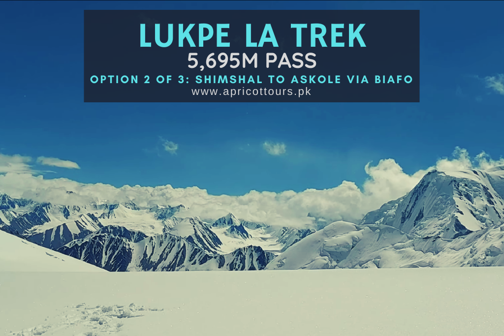 lukpe la pass snow lake trek