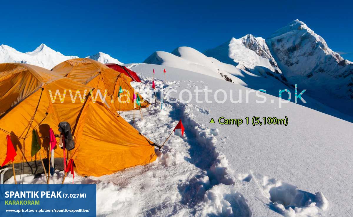 spantik climbing route map