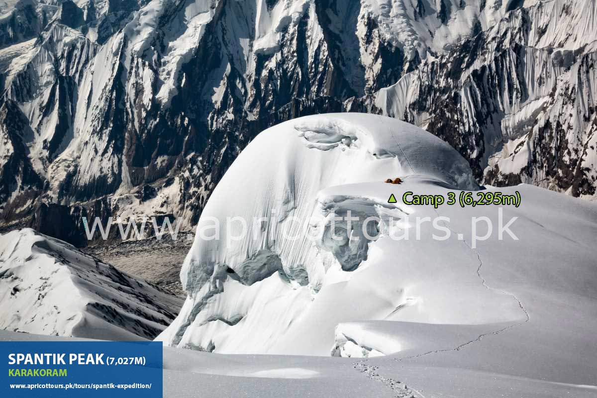 spantik climbing route map