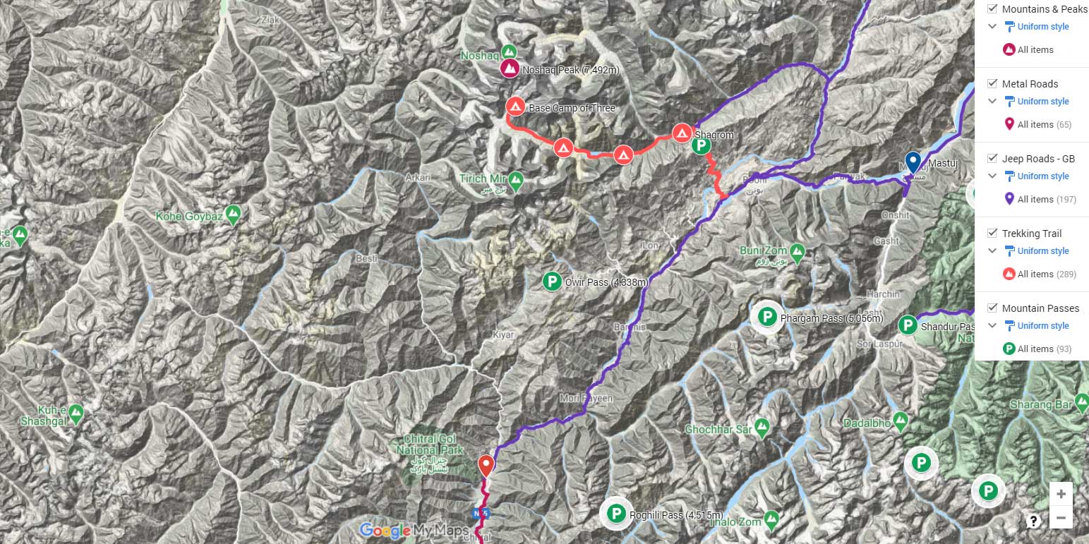noshaq peak climb expedition