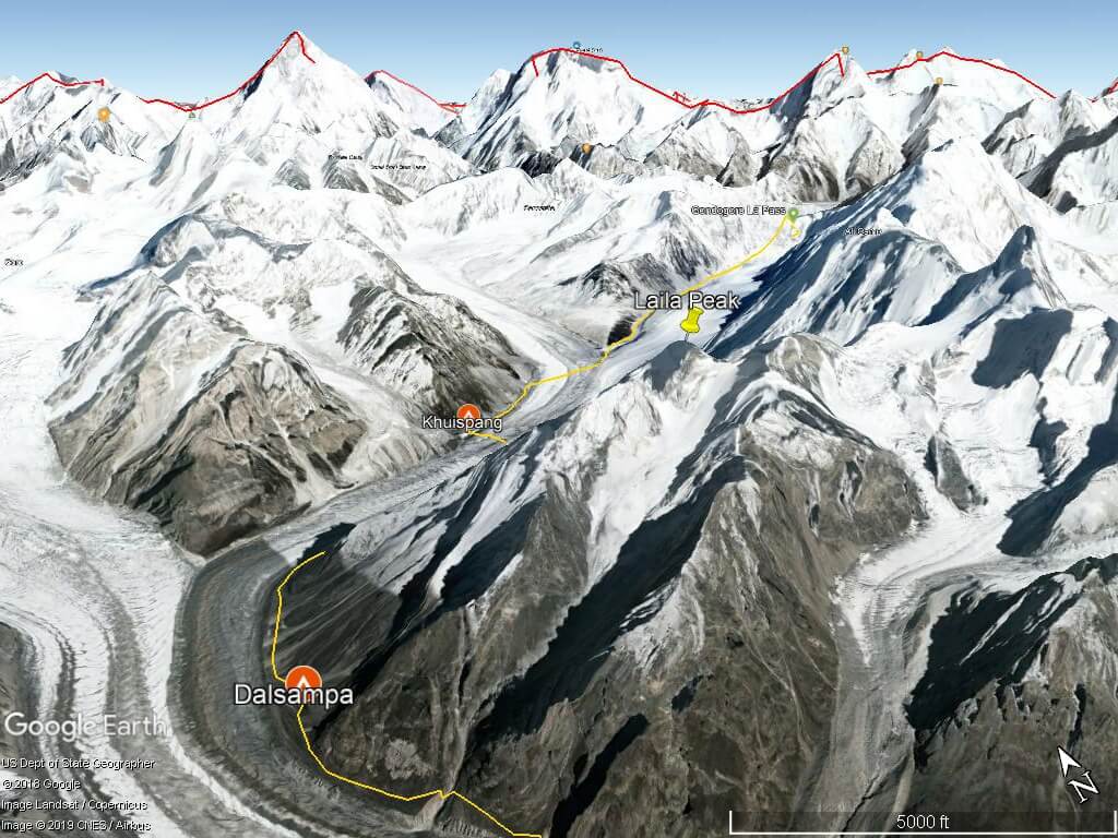 Laila Peak Expedition Peak Climbing