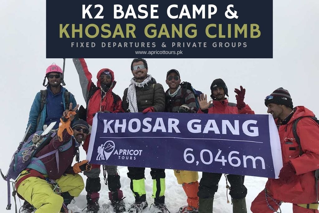 k2 base camp and khosar gang peak climb