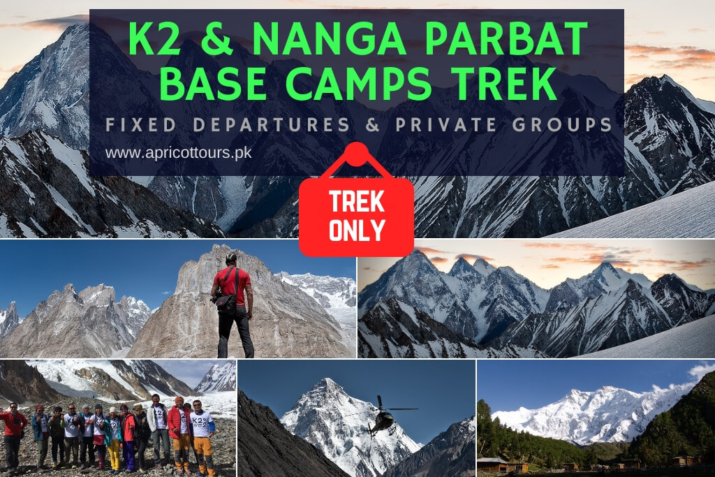 k2 and nanga parbat base camp trek only