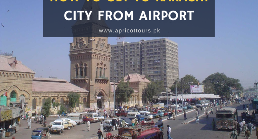 how to get to Karachi city from airport