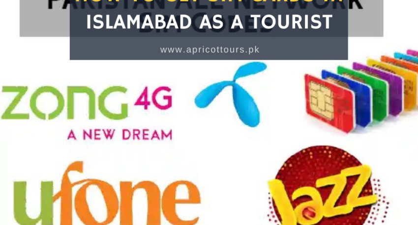 how to get sim cards in islamabad as a tourist