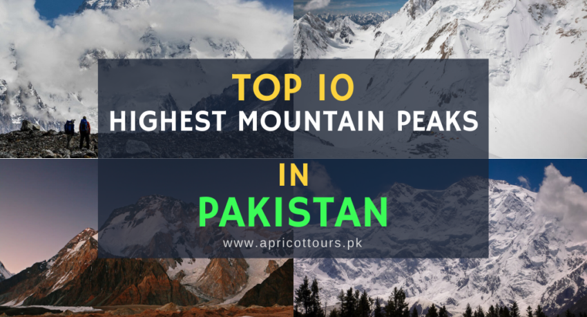 highest mountain peaks in pakistan