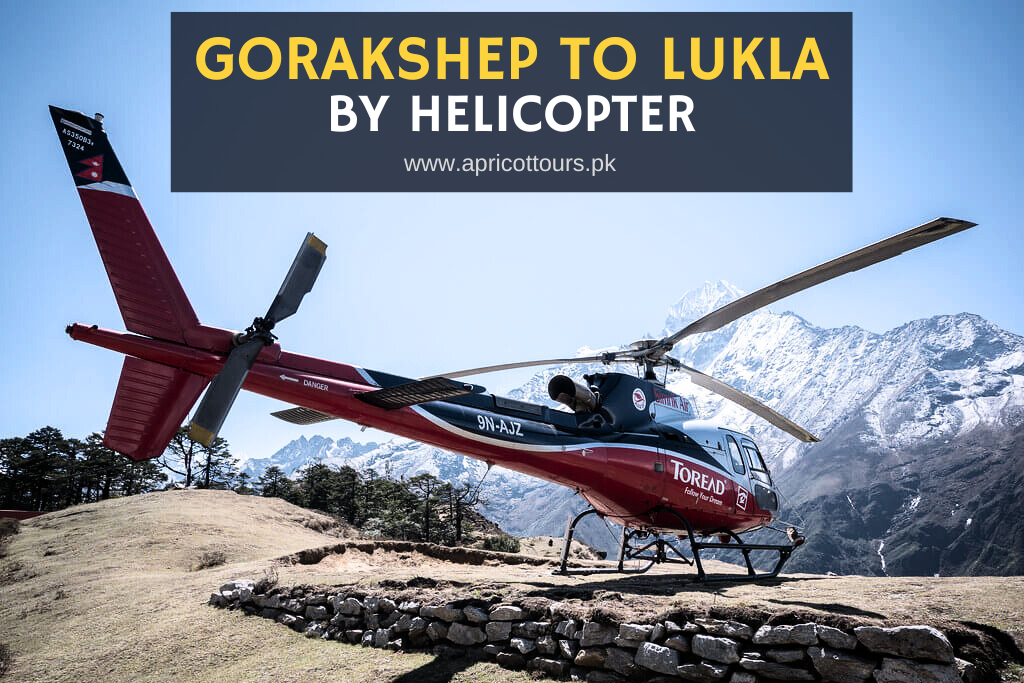 Gorakshep to Lukla By Helicopter