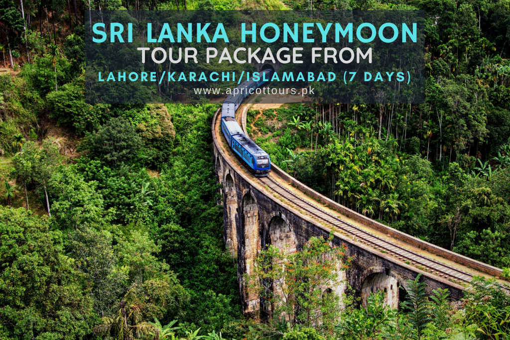 Sri Lanka Honeymoon Tour Package from Lahore/Karachi/Islamabad (7 Days)