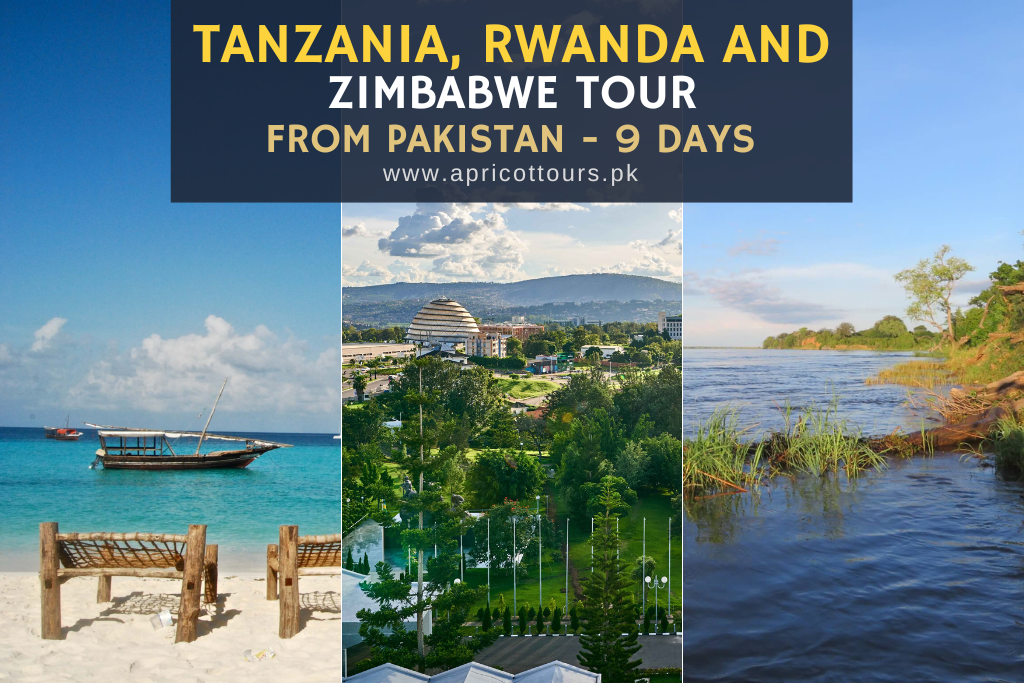 Tanzania, Rwanda and Zimbabwe Tour from Pakistan - 9 Days