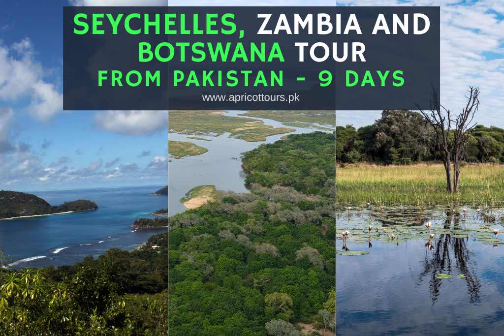 Seychelles, Zambia and Botswana Tour from Pakistan - 9 Days