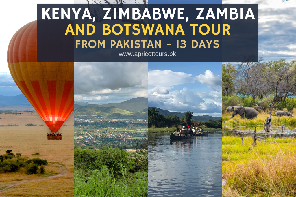 Kenya, Zimbabwe, Zambia and Botswana Tour from Pakistan - 13 Days