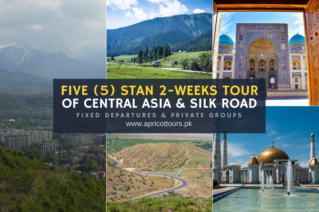 Five (5) Stan 2-Weeks Tour of Central Asia & Silk Road