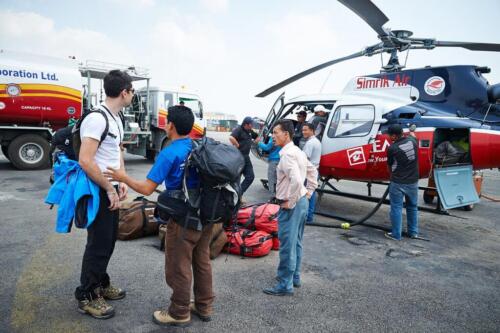 kathmandu to lukla by helicopter