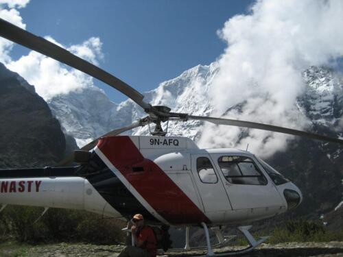kathmandu to namche bazaar by helicopter