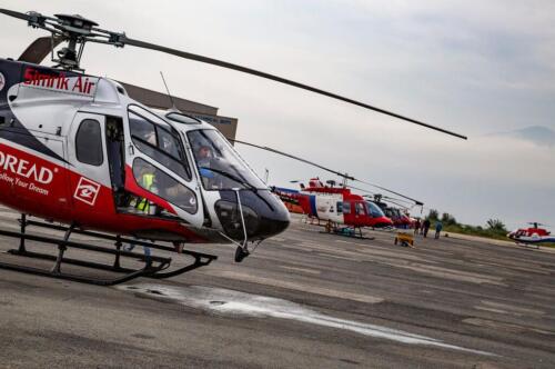 kathmandu to namche bazaar by helicopter